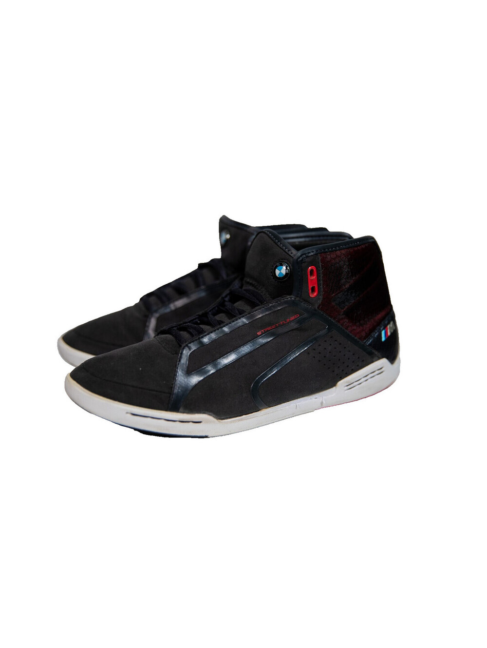 Puma Black Street Tuneo Mid BMW Casual Driving Shoes - Men's 9